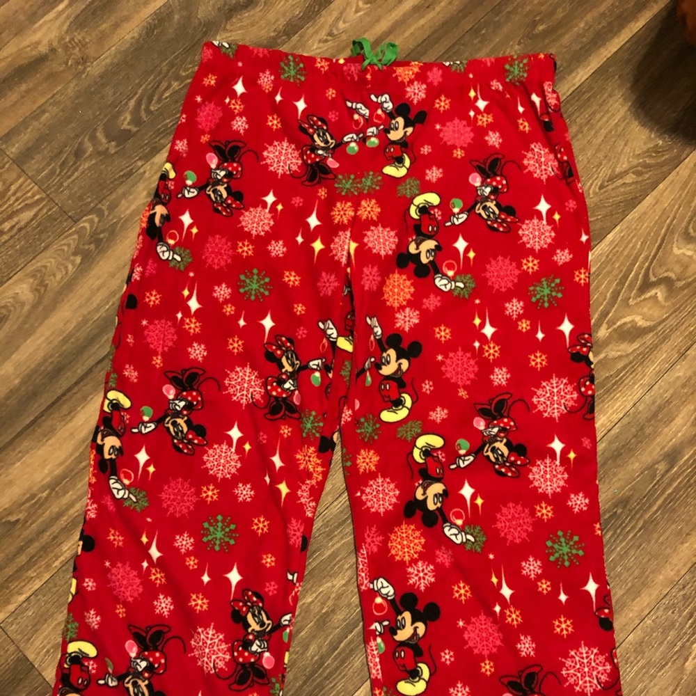 Minnie and Mickey pajama pants